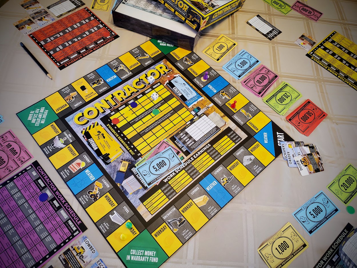 a set gameboard ready for play